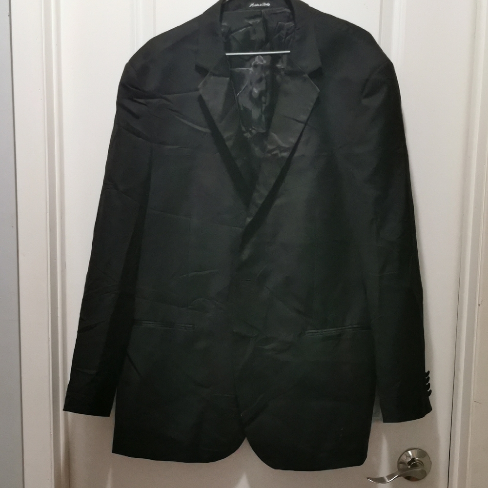 Bresciani‎  Men's Black Blazer 100%wool.
